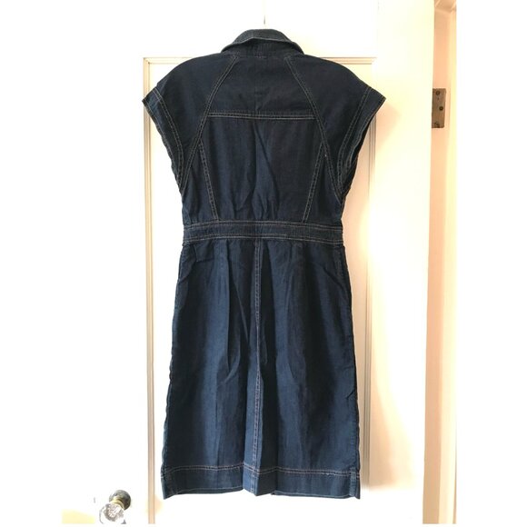 Anthropologie | Maeve Traced Denim Dress - Picture 8 of 14
